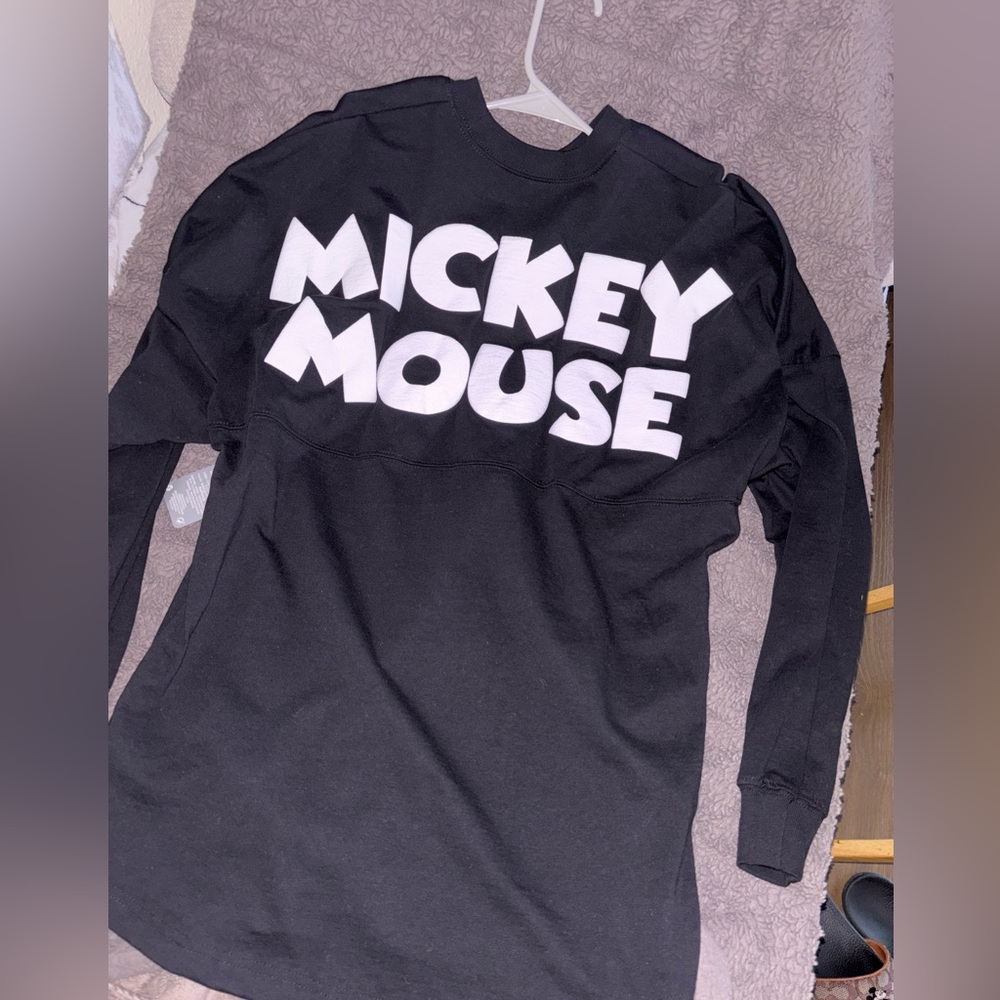 Disney Black Mickey Mouse Jersey Top